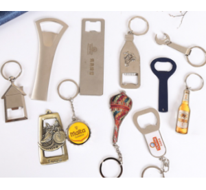 创意金属启瓶器啤酒开瓶器小礼品不锈钢钥匙扣定制logo